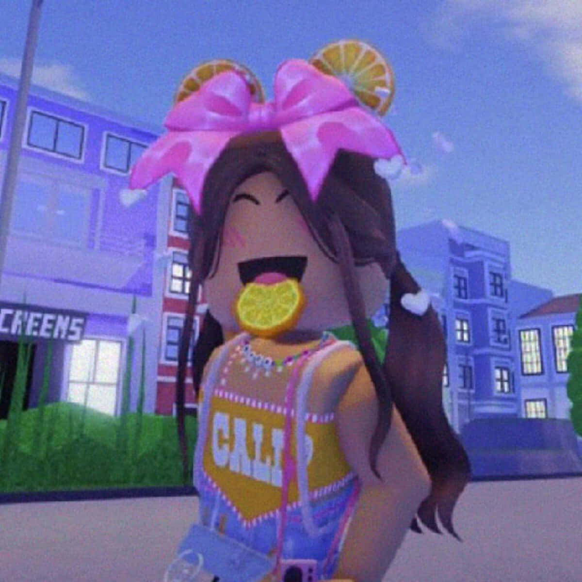 Калифорнийская девушка в стиле Roblox: препи аватарка Обои