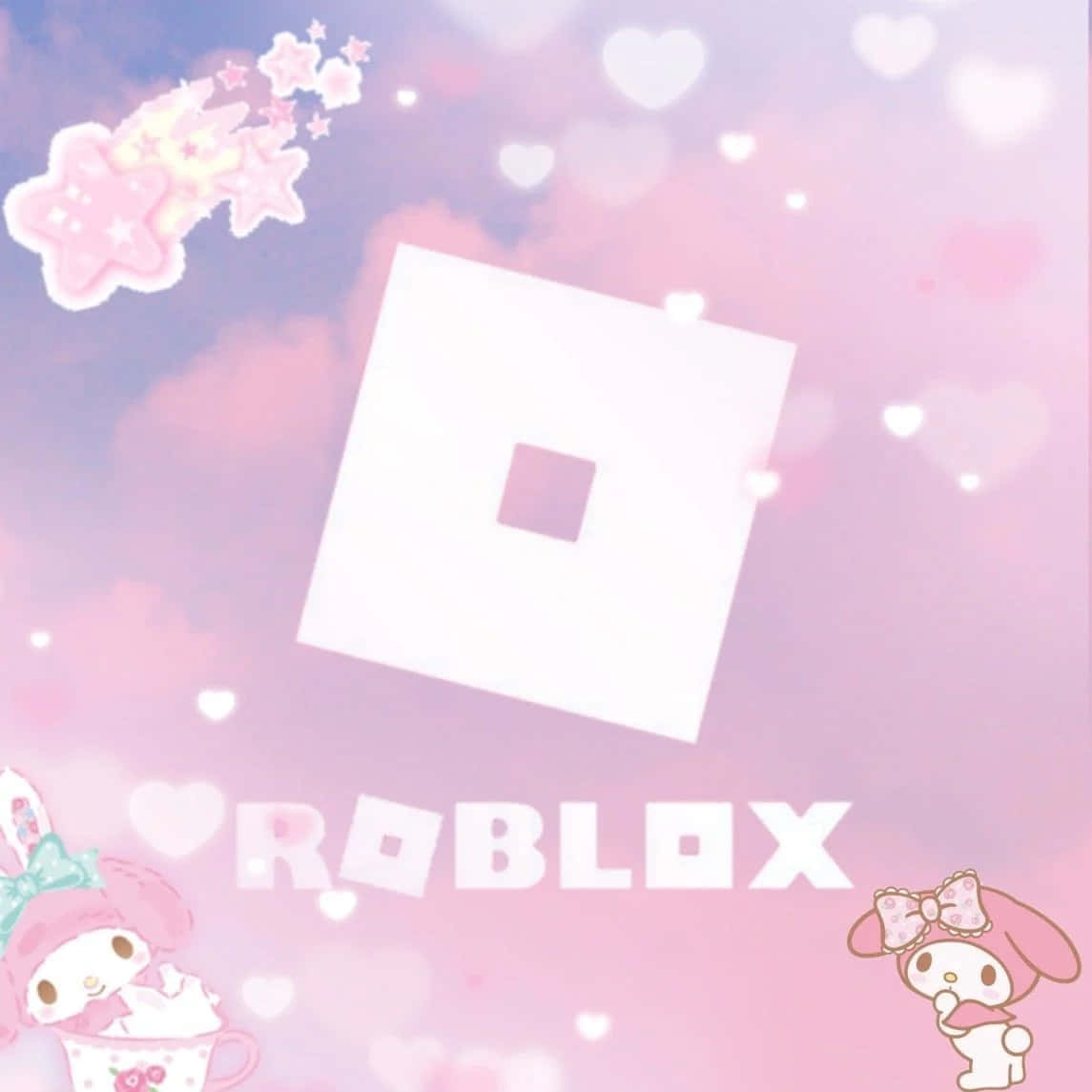 Эстетичный кавайный логотип Roblox Обои