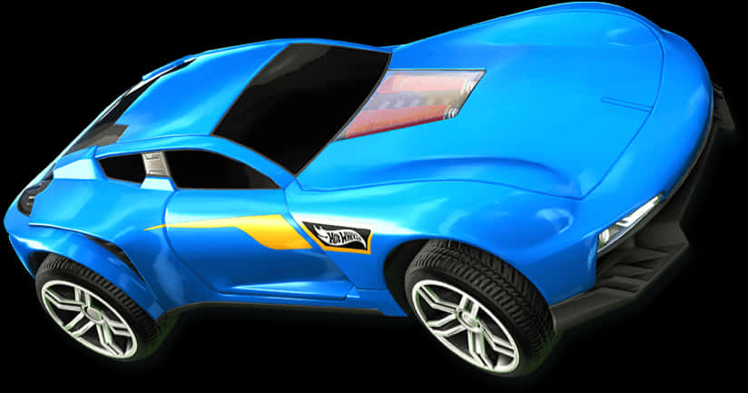 Рендер синего автомобиля из Rocket League Обои