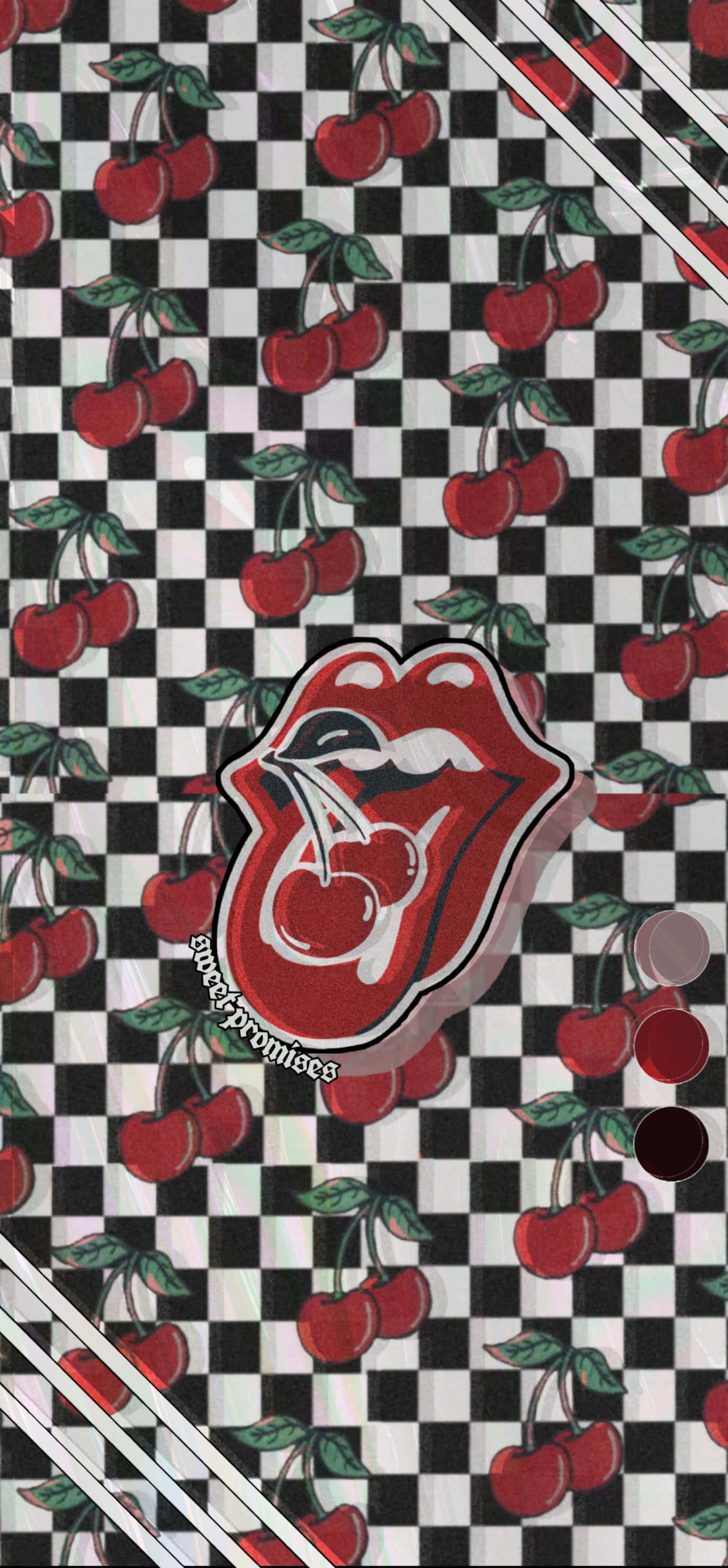 rolling stones вишневый клетчатый клетчатый клетчатый Обои