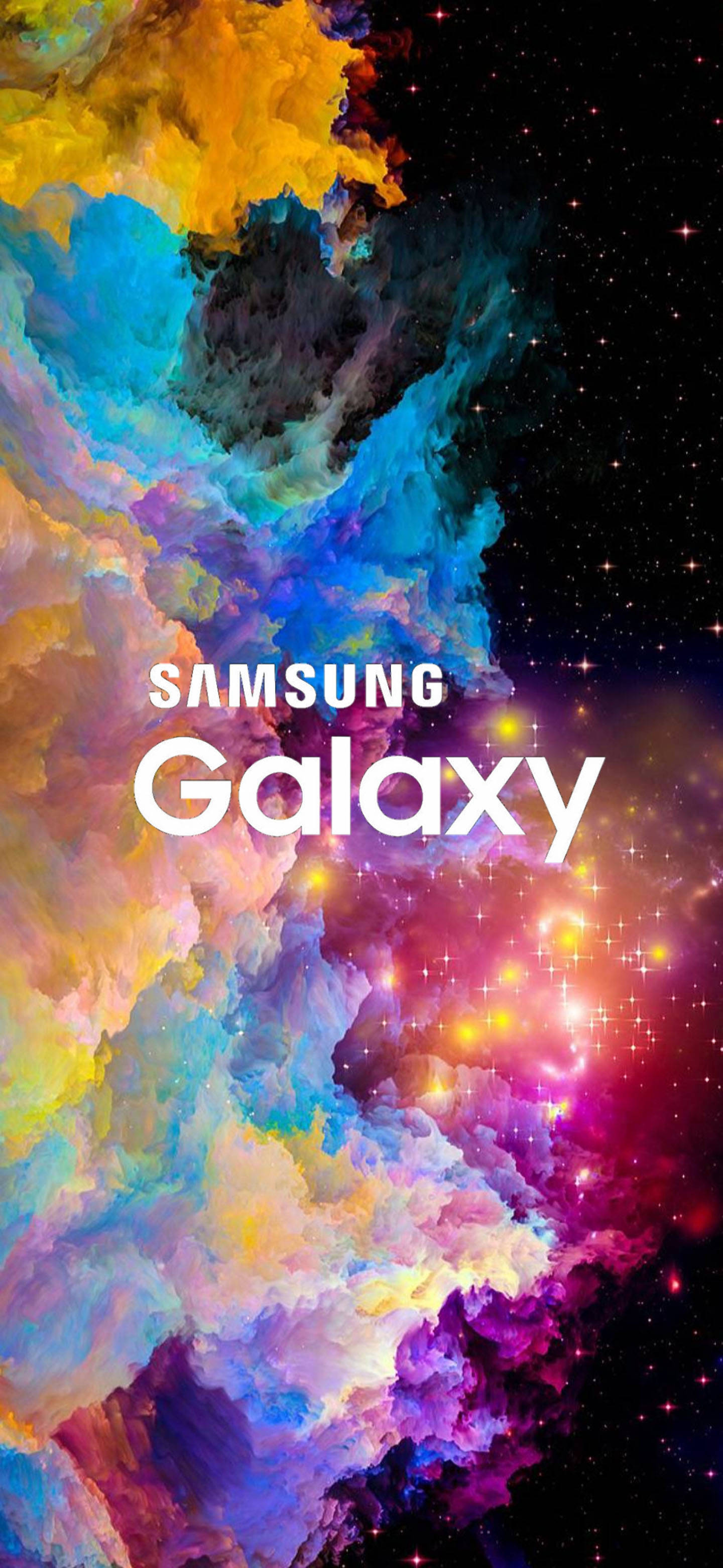 Samsung Galaxy Цветная туманность Обои