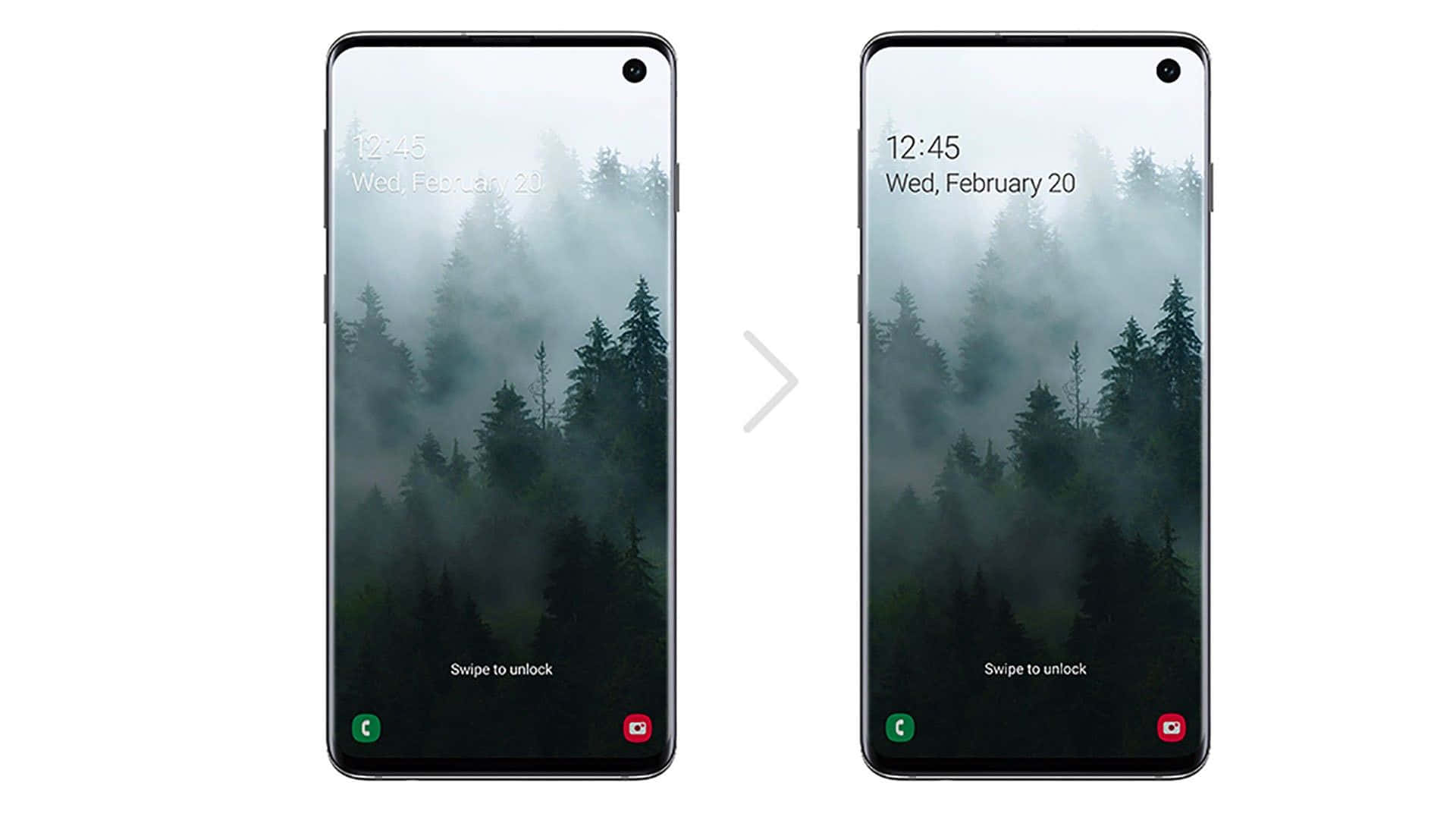 Самые революционные функции Samsung Galaxy S10 на одном изображении. Обои