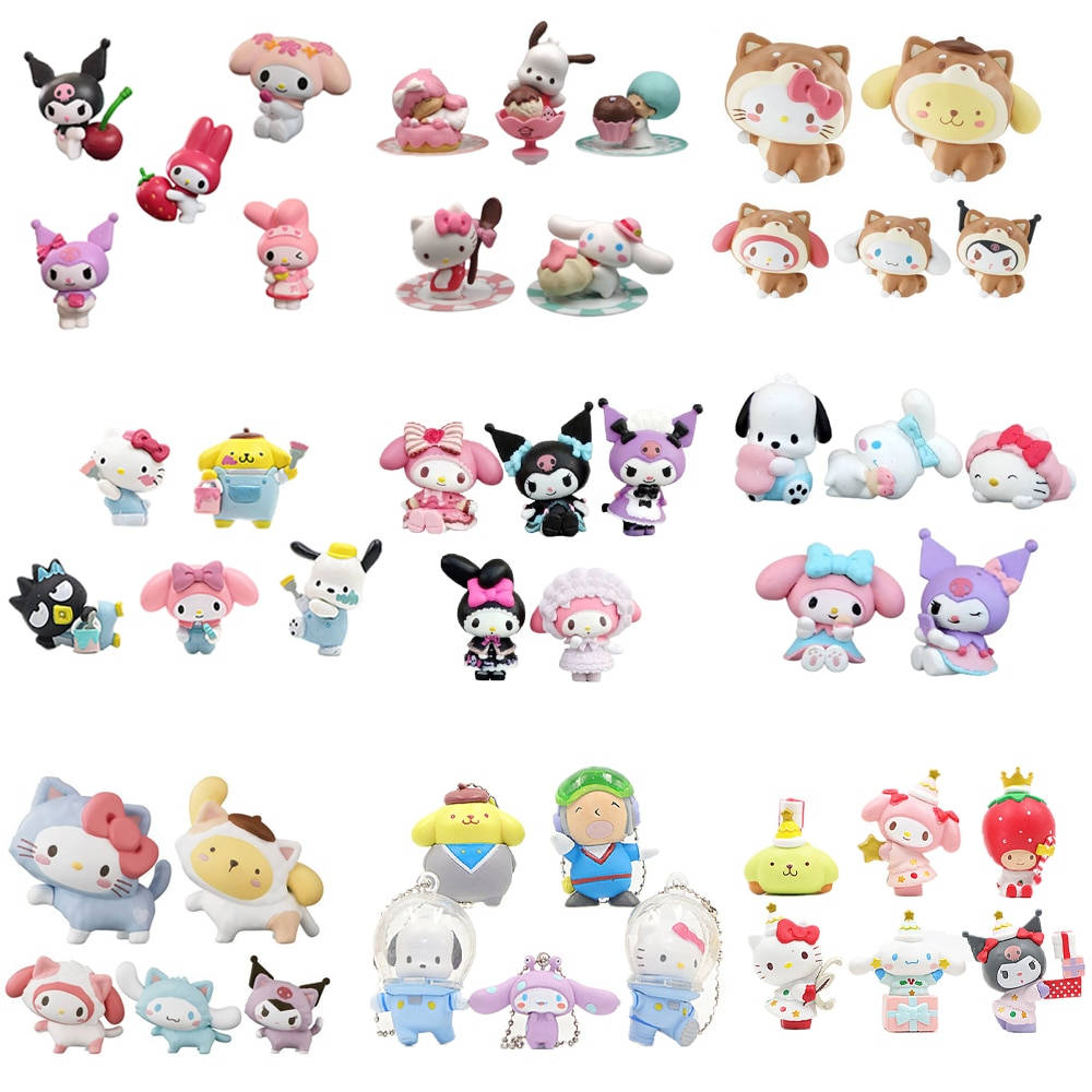Sanrio Desktop Все игрушечные персонажи Обои