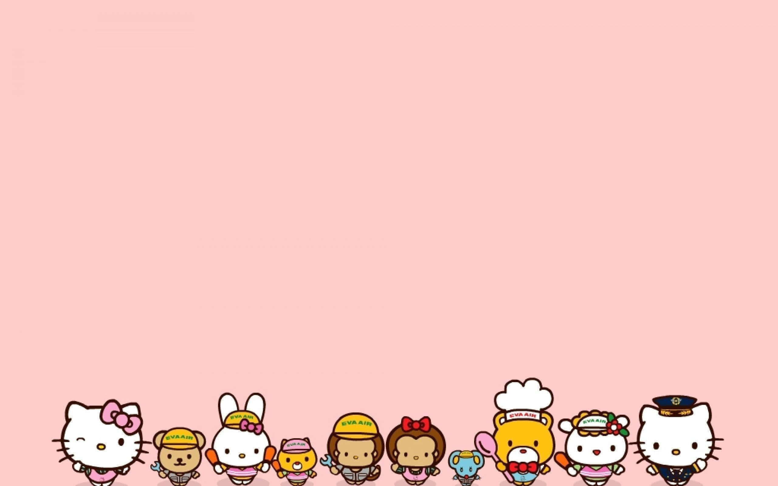 Пусть мир улыбается вместе с Sanrio! Обои
