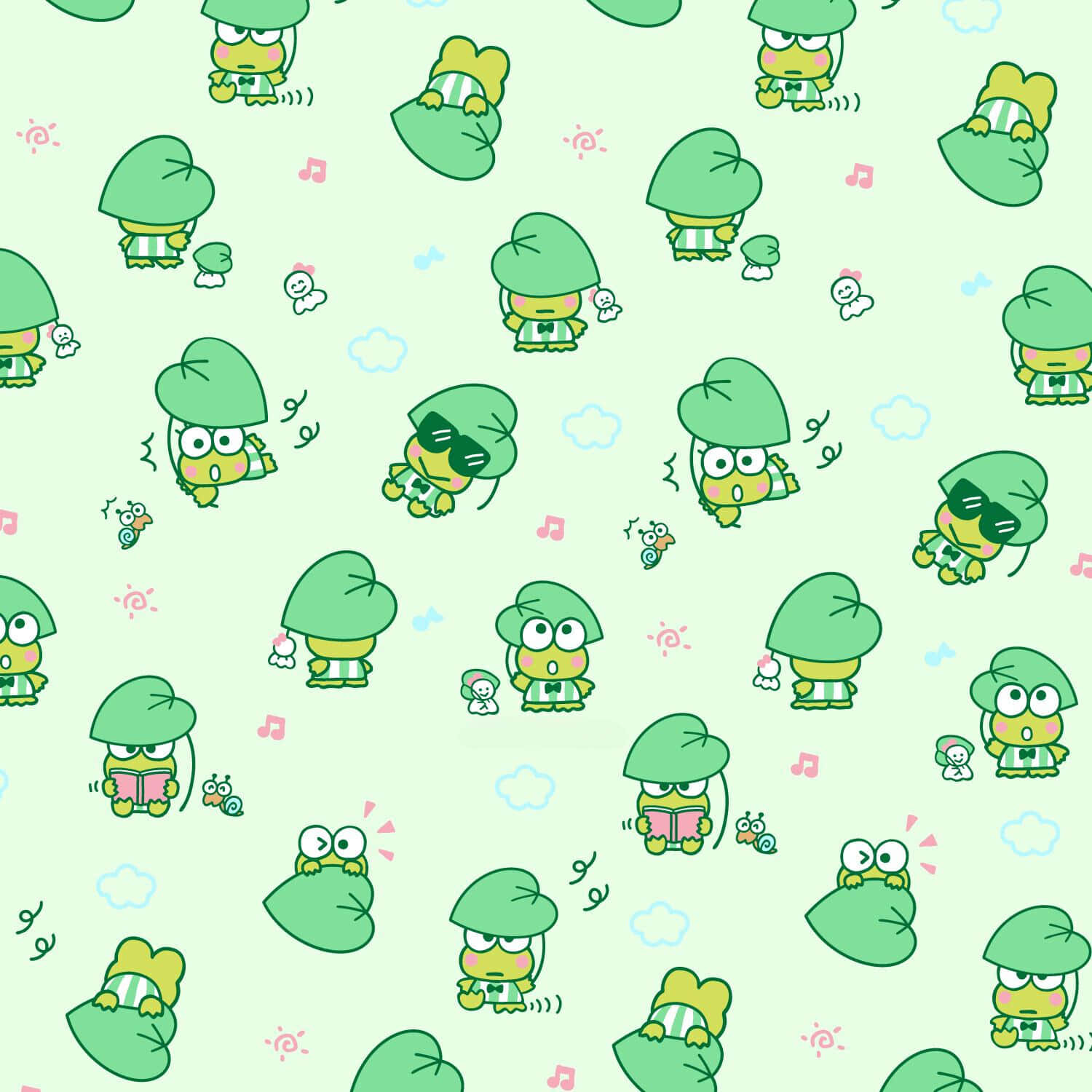 Веселые персонажи Sanrio в сборе Обои