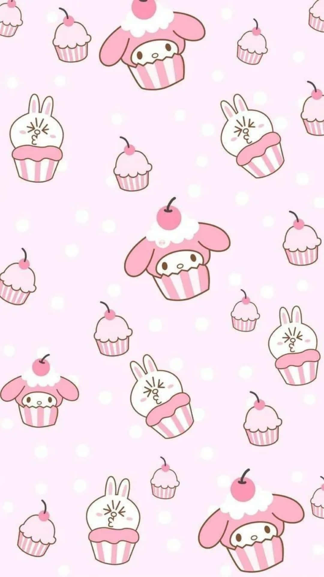 Милый набор персонажей Sanrio Обои
