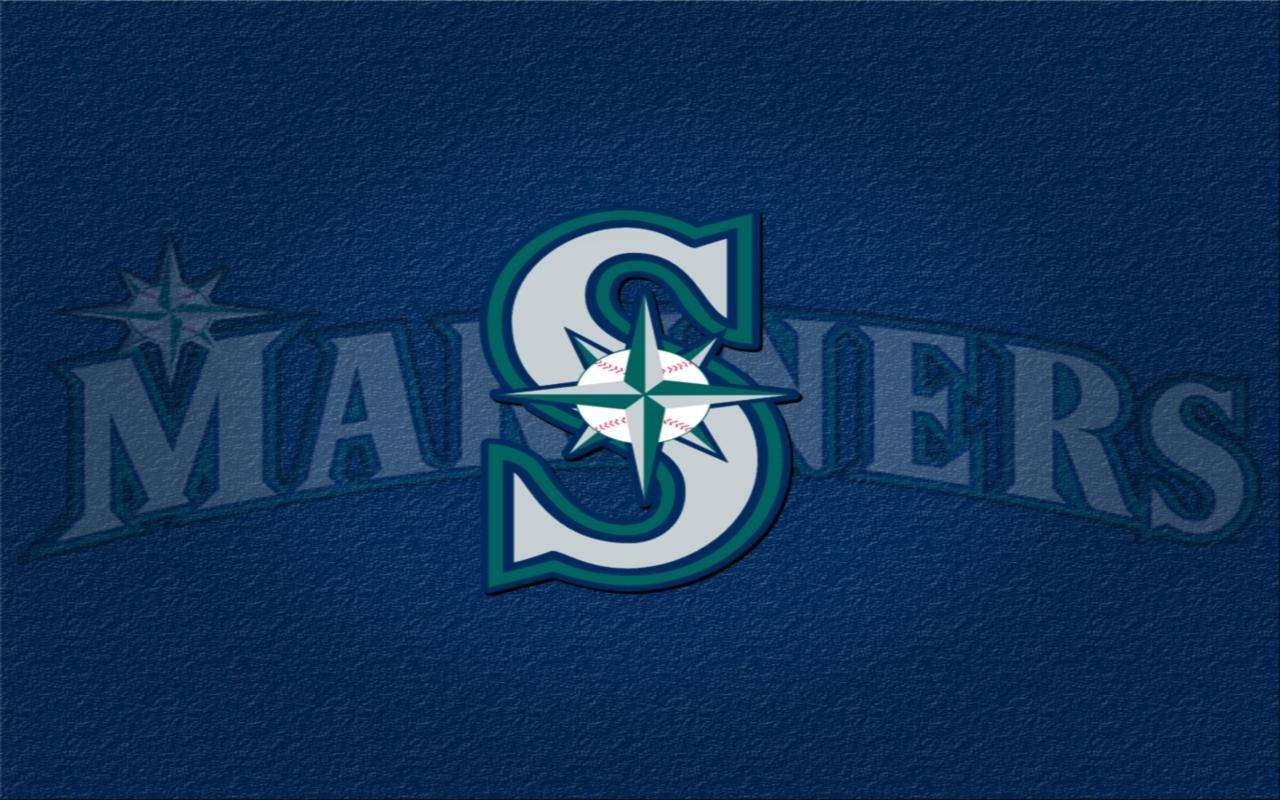 Монограмма логотипа Seattle Mariners Обои