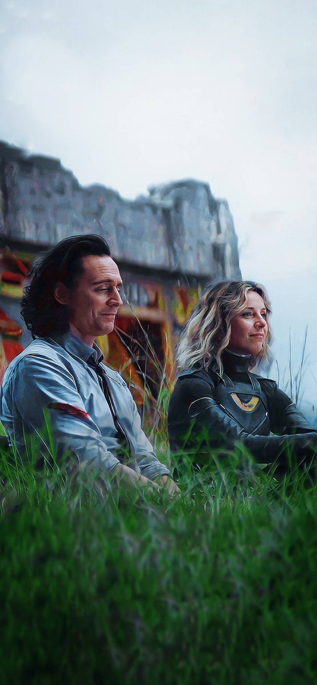 Shy Sylvie And Loki Обои