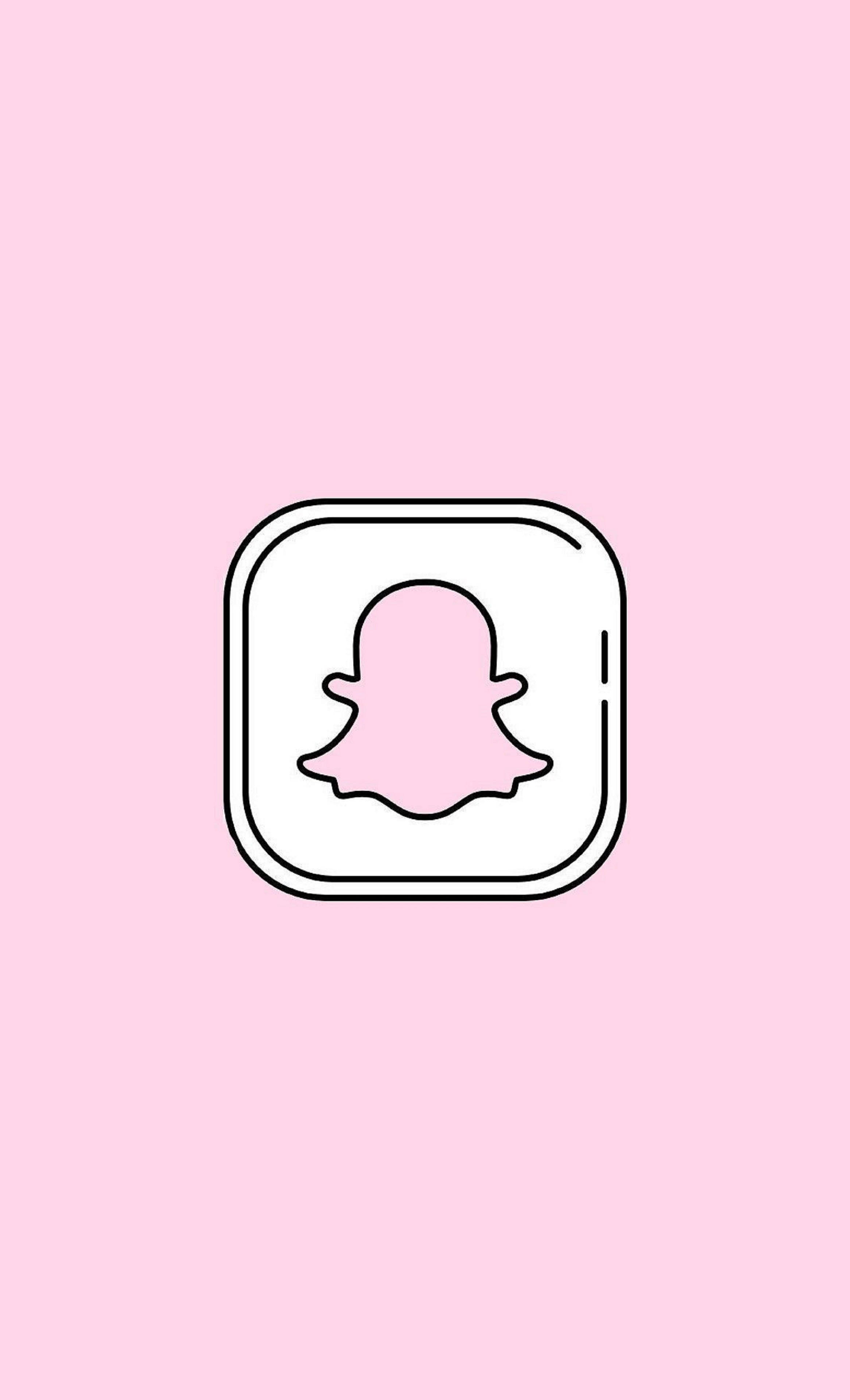 Snapchat розовый значок Instagram Обои