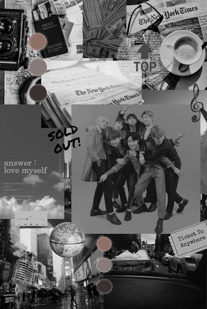 Sold Out! BTS Черная эстетика Обои