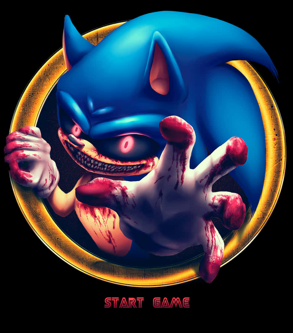 Леденящий взгляд Sonic.EXE Обои