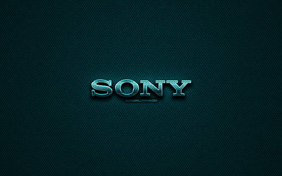 Темно-зеленый логотип Sony Обои