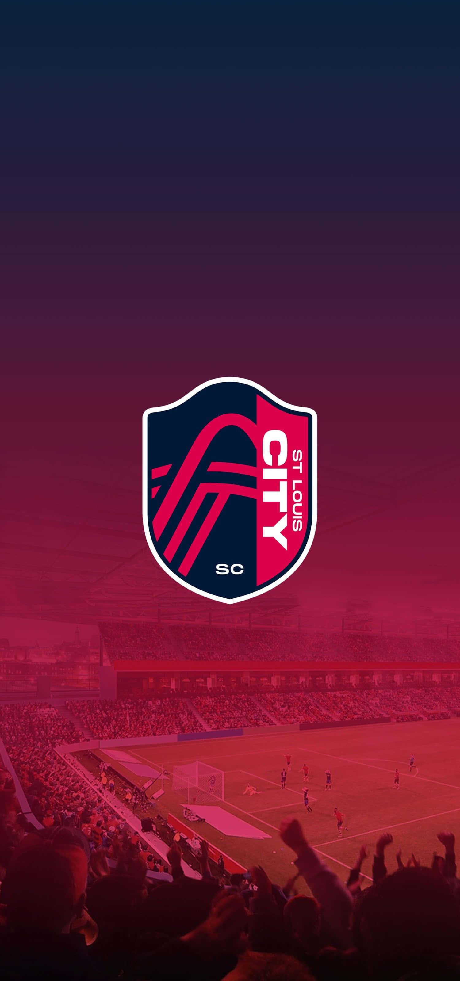 Футбольный клуб St. Louis City SC розовое изображение Обои
