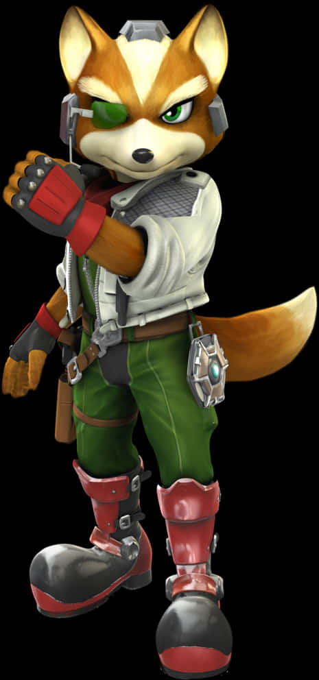 Поза персонажа Star Fox Обои