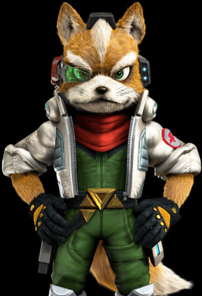 Портрет персонажа Star Fox Обои