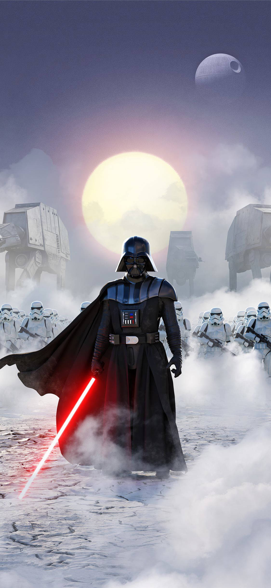 Вейдер с штурмовиками Star Wars 4K iPhone Обои