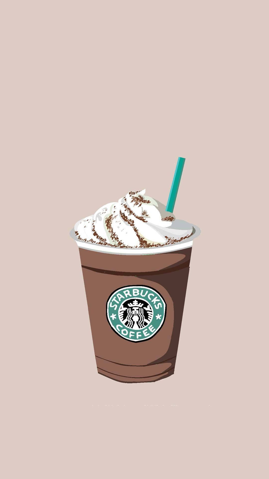 Милый шоколадный напиток Starbucks Обои