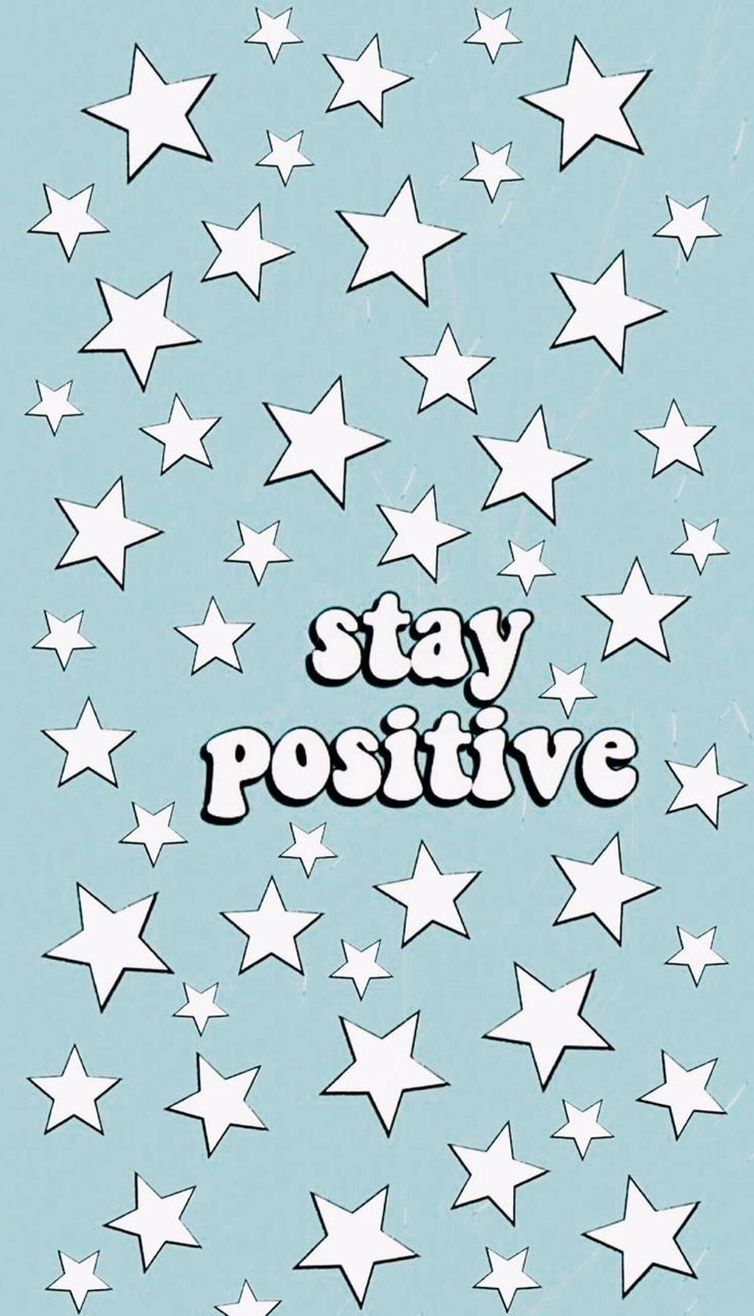 Stay Positive VSCO Эстетика Обои