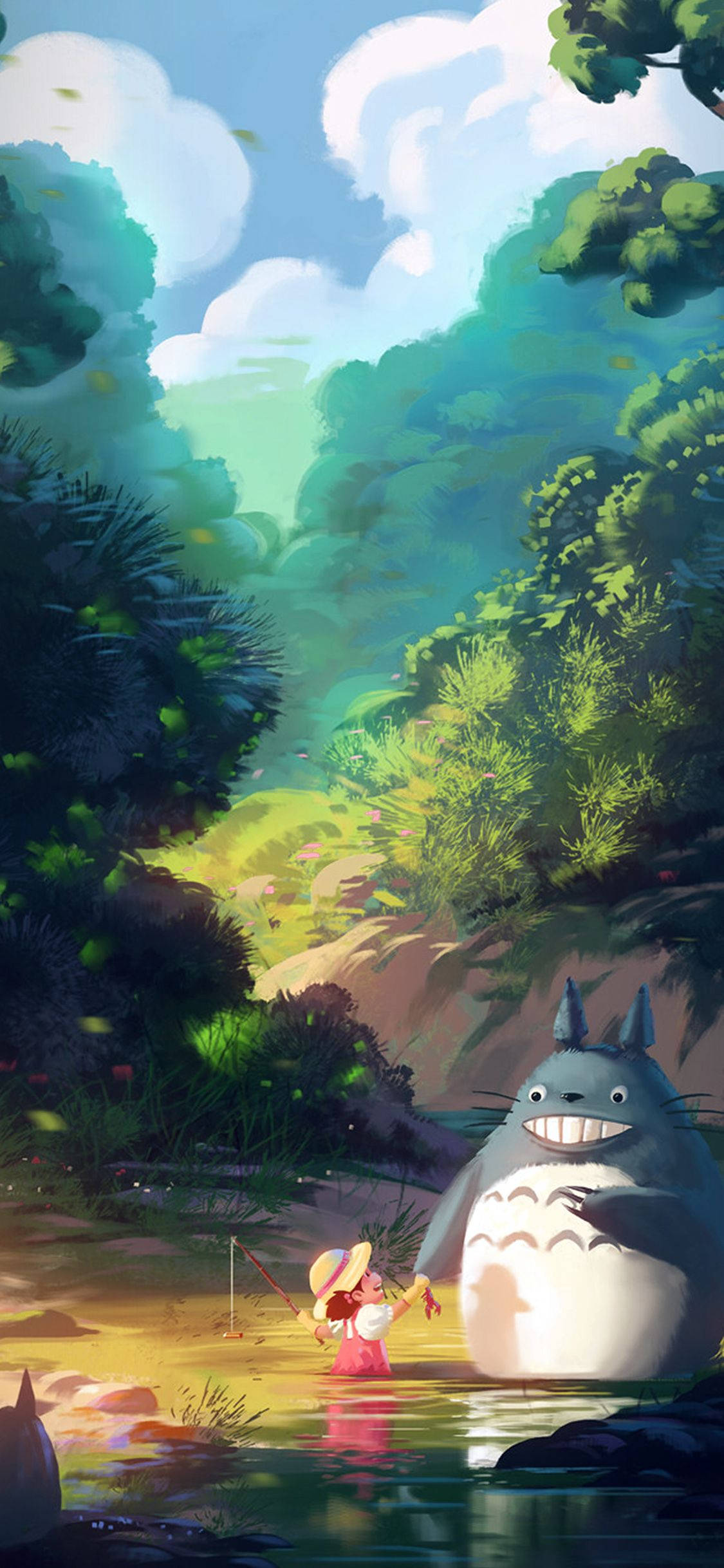 Studio Ghibli iPhone Мой сосед Тоторо Обои