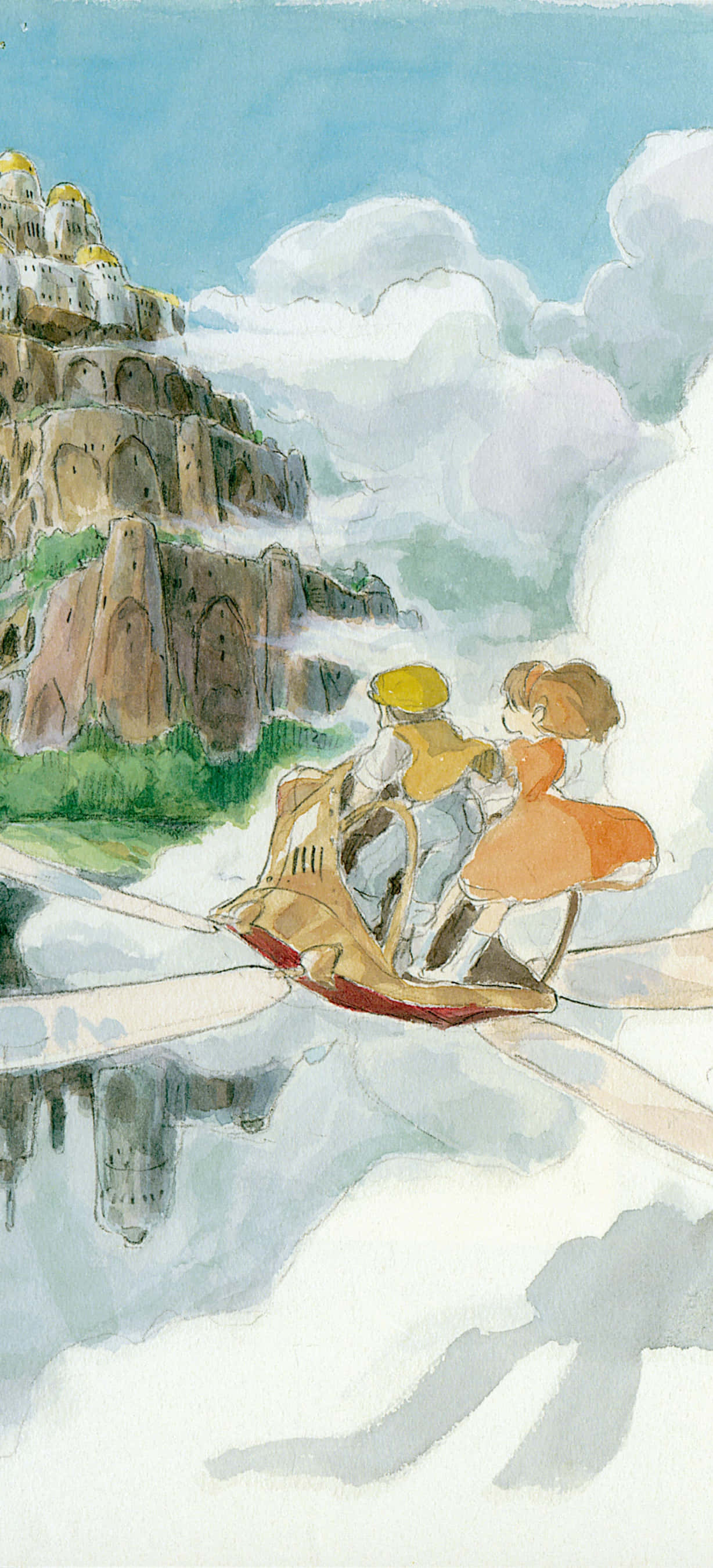 Приготовьтесь исследовать мир Studio Ghibli с этим телефоном Обои