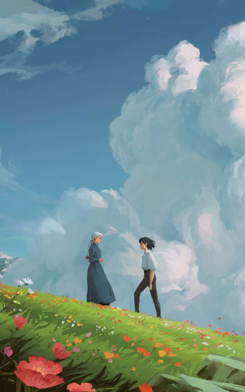 "Оживите свои фантазии с телефоном Studio Ghibli!" Обои