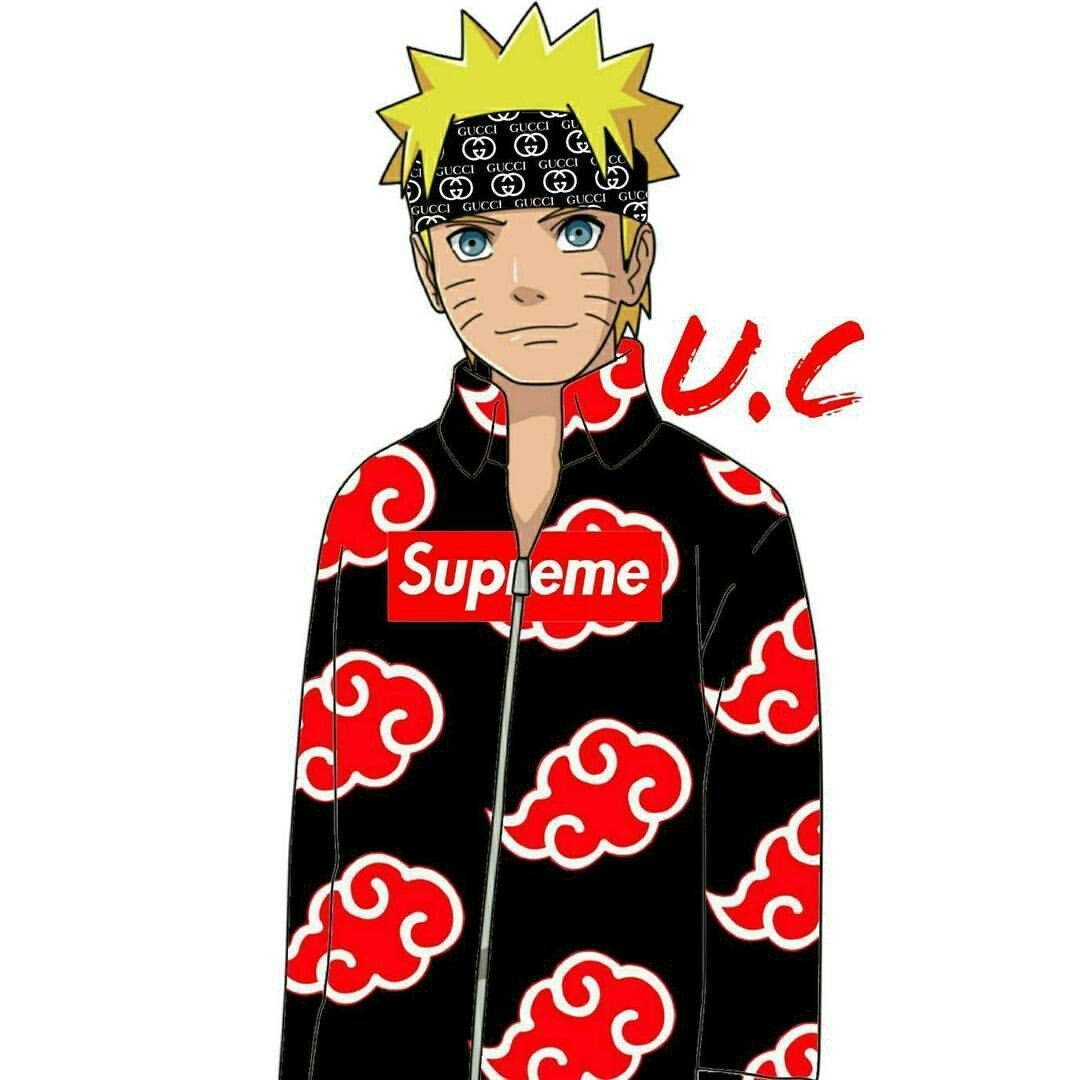 Наруто в крутой куртке Акацуки Supreme Обои