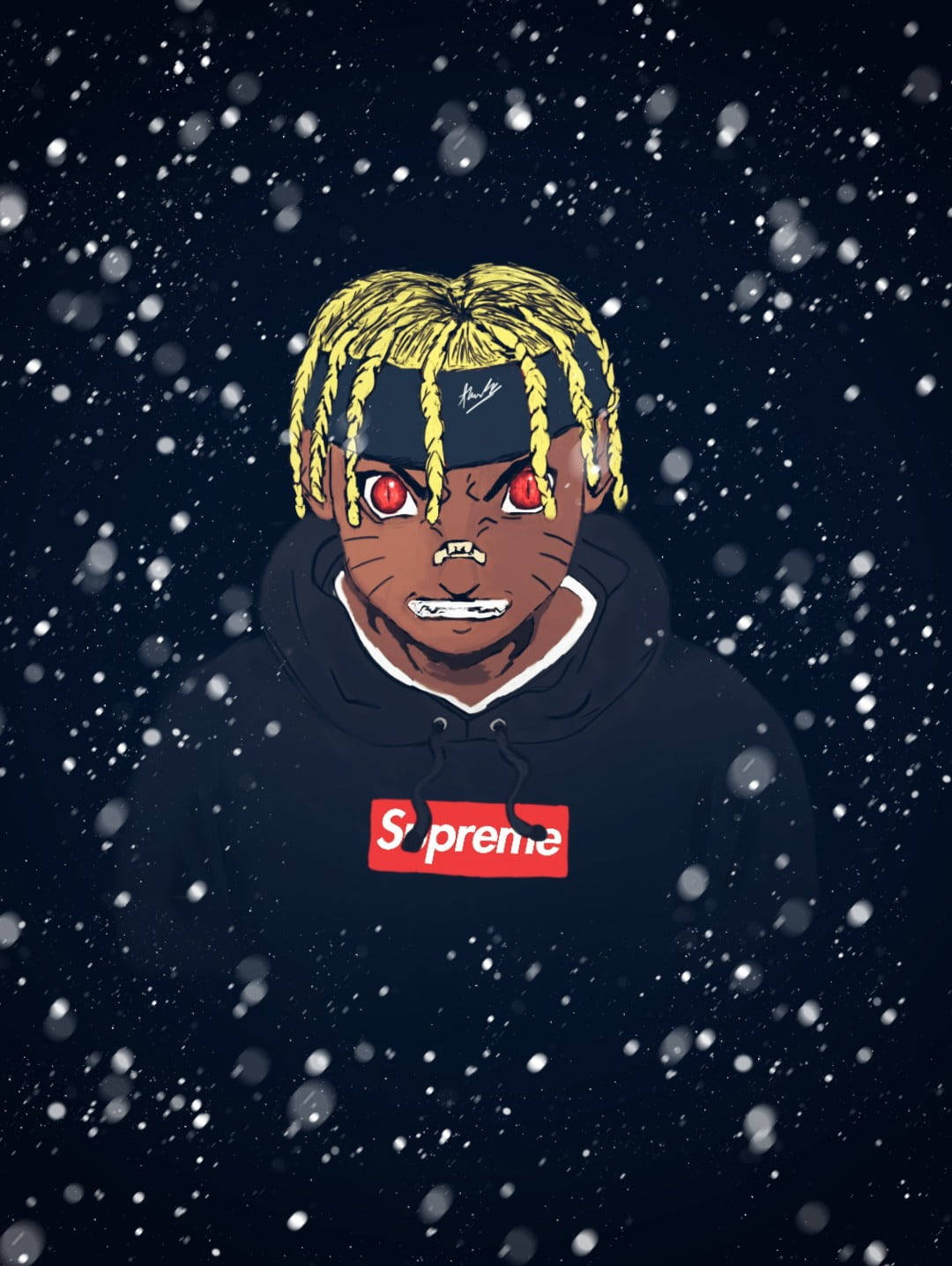 Наруто Supreme в косичках Обои