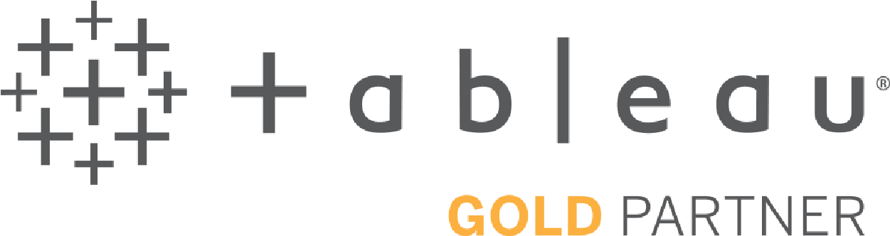 Логотип золотого партнера Tableau Обои