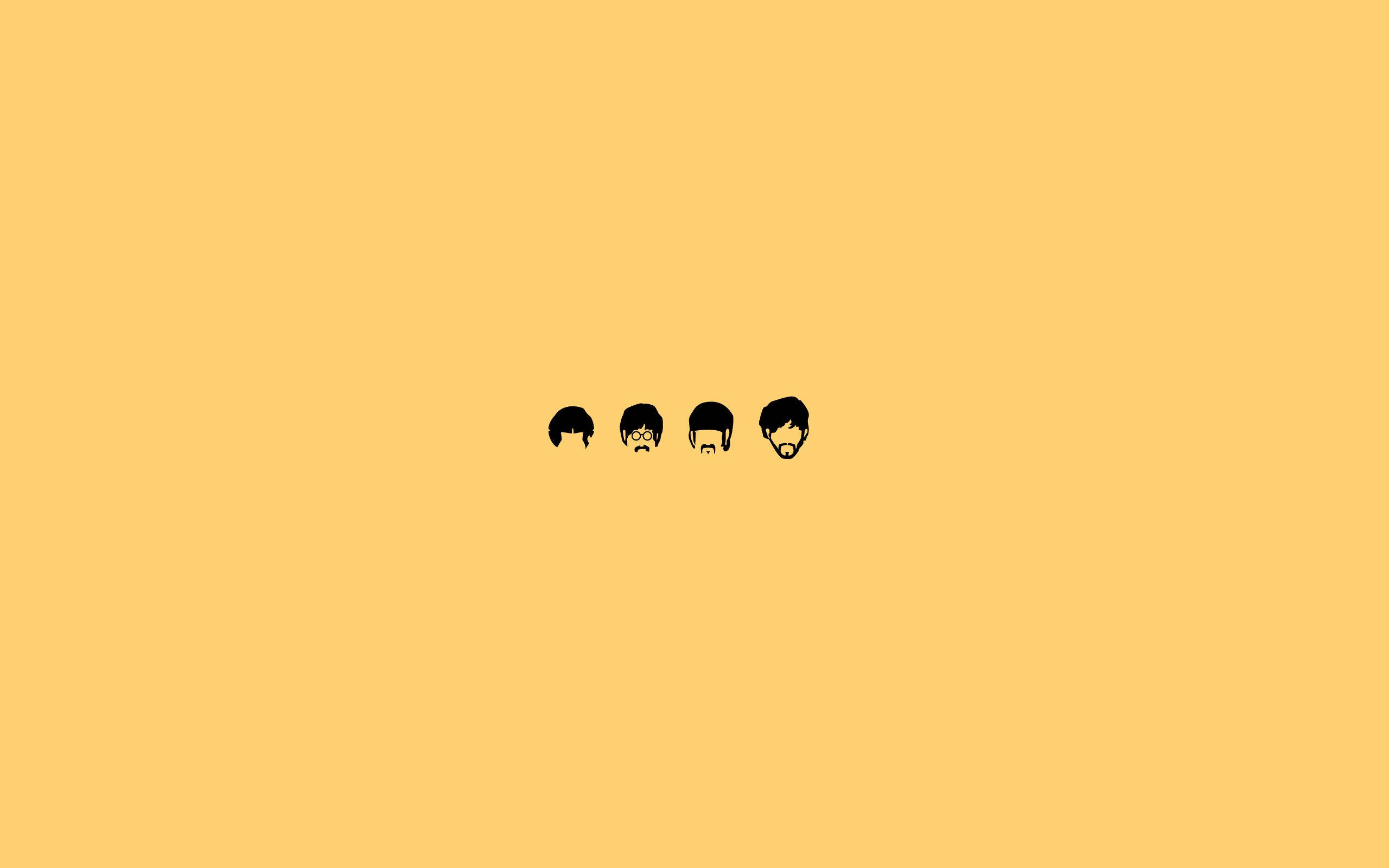 Простая эстетика The Beatles Обои