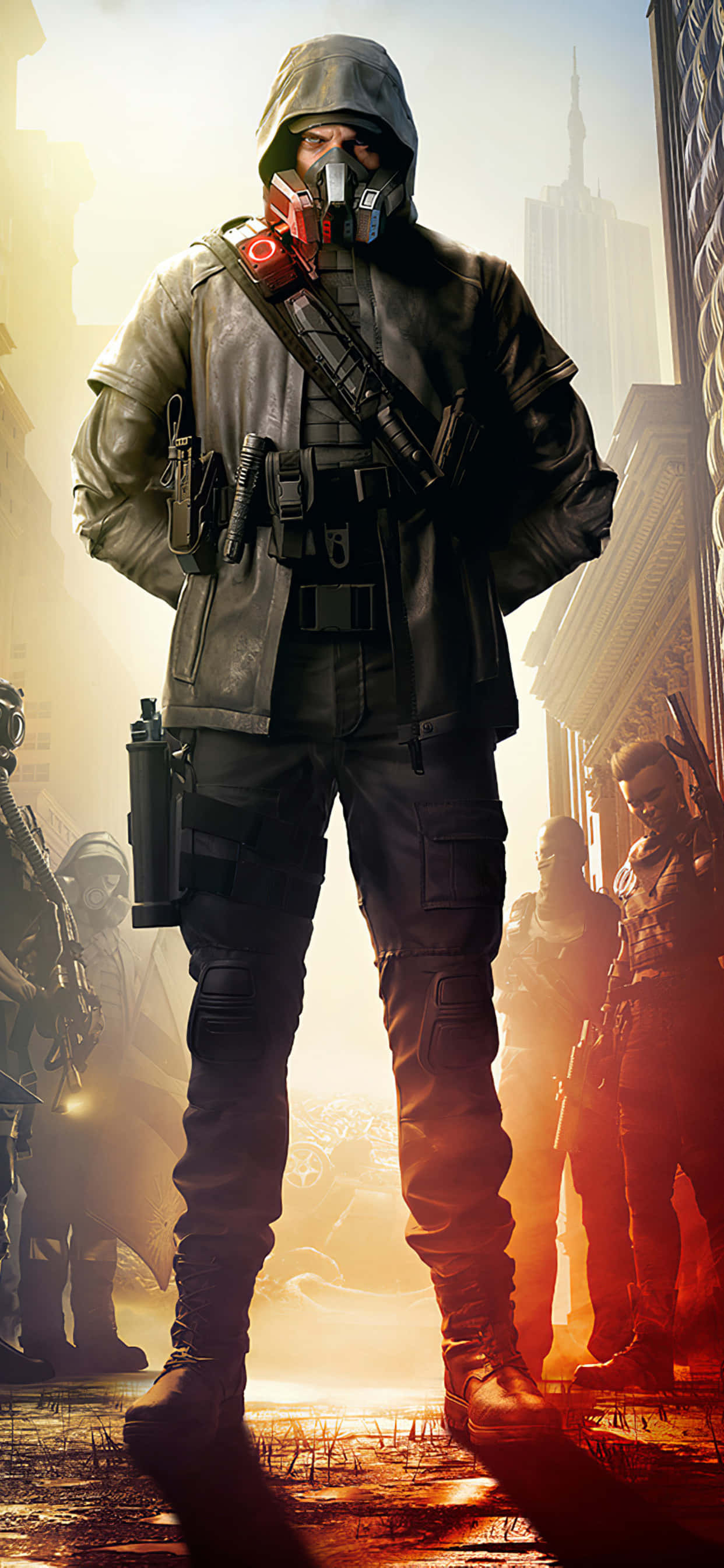 Выходи и играй: улучши свой игровой опыт с The Division на iPhone XS Max Обои