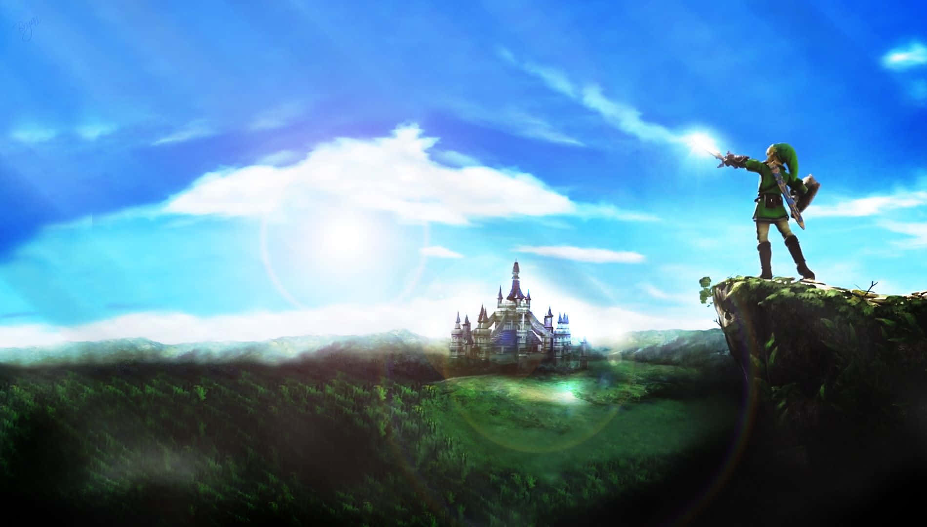 Линк и Зельда спешат спасти Архипелаг в The Legend of Zelda Обои
