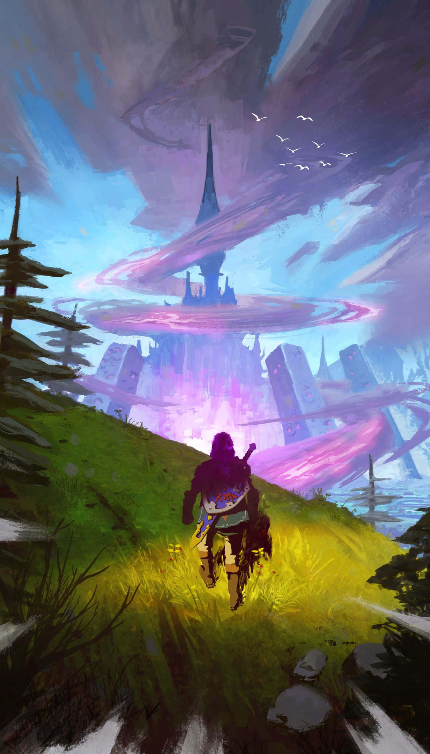 Аутентичный фэнтезийный мир: путешествие по Хайрулу в The Legend of Zelda Обои