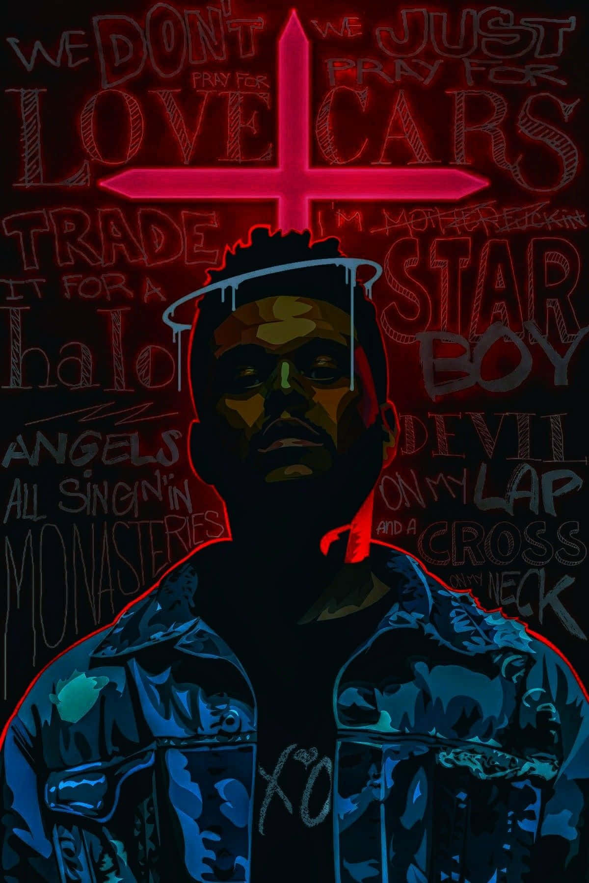 The Weeknd выступает на сцене Обои