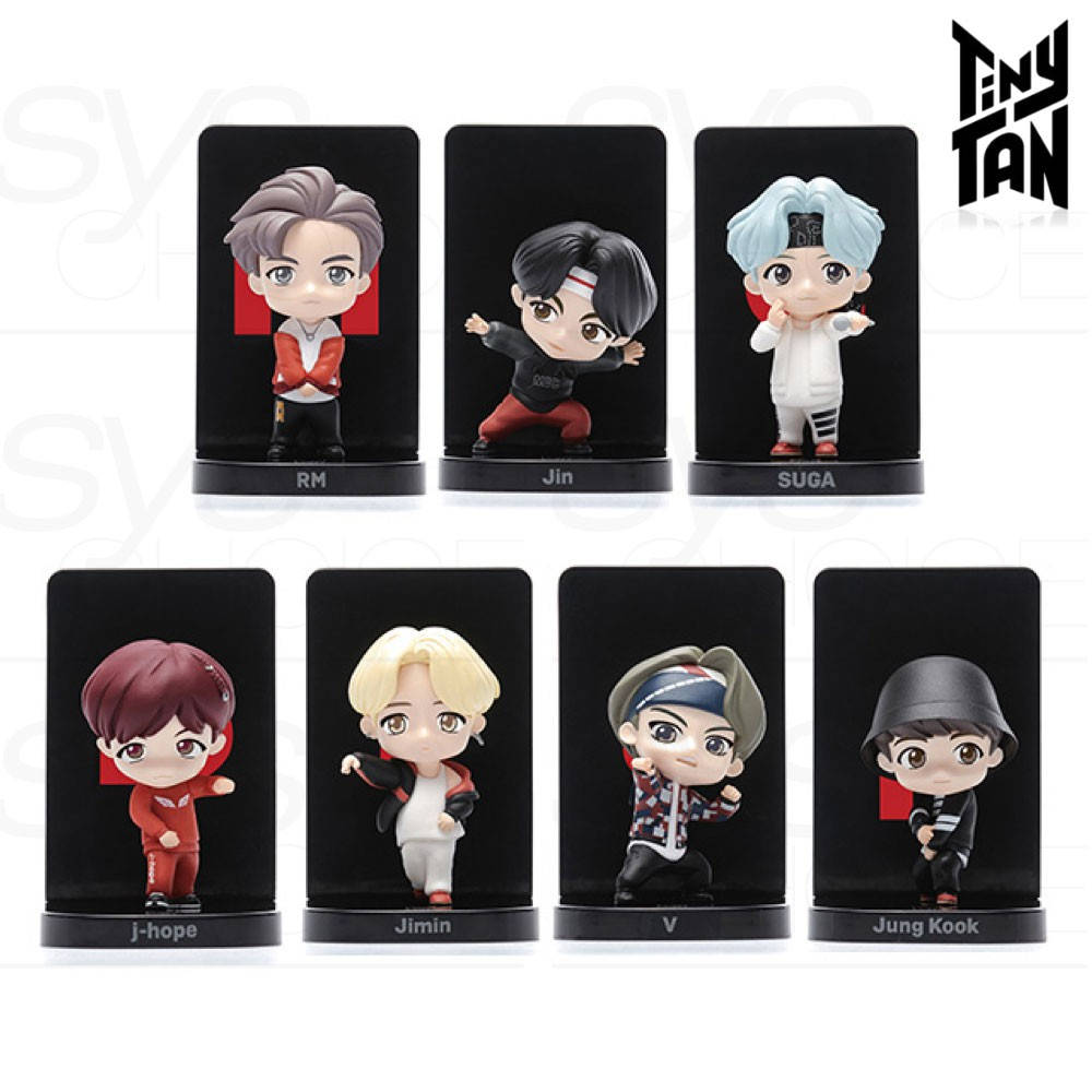 Фигурка Tiny Tan BTS в черном Обои