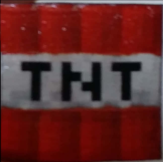 Блок TNT из Minecraft крупным планом Обои