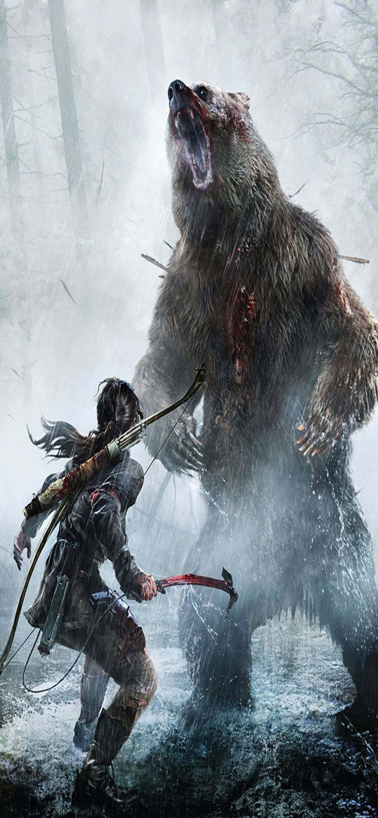 Наслаждайтесь боями и исследованиями в последней части Tomb Raider Обои