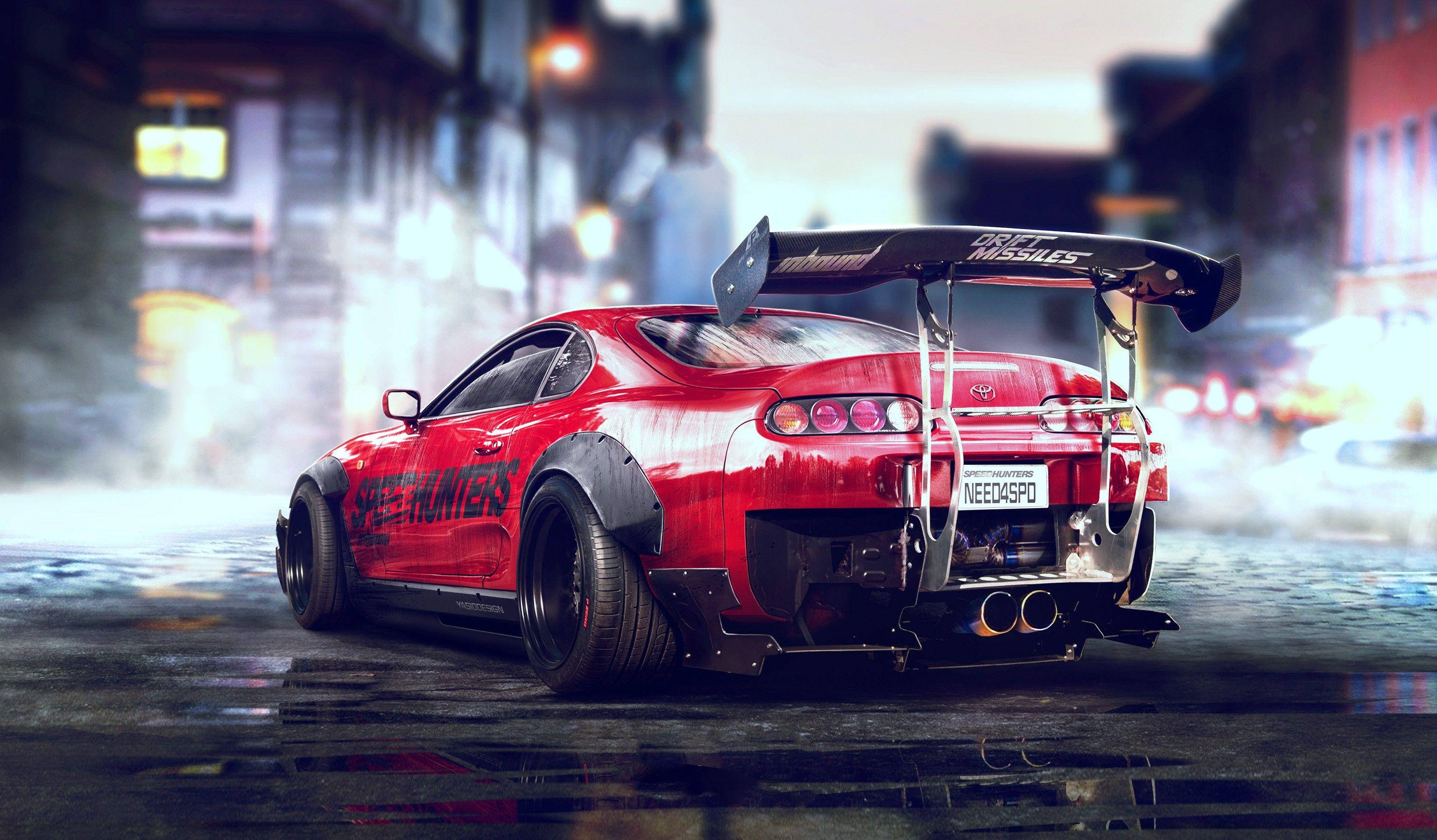 Полностью модифицированная Toyota Supra Mk4 Обои
