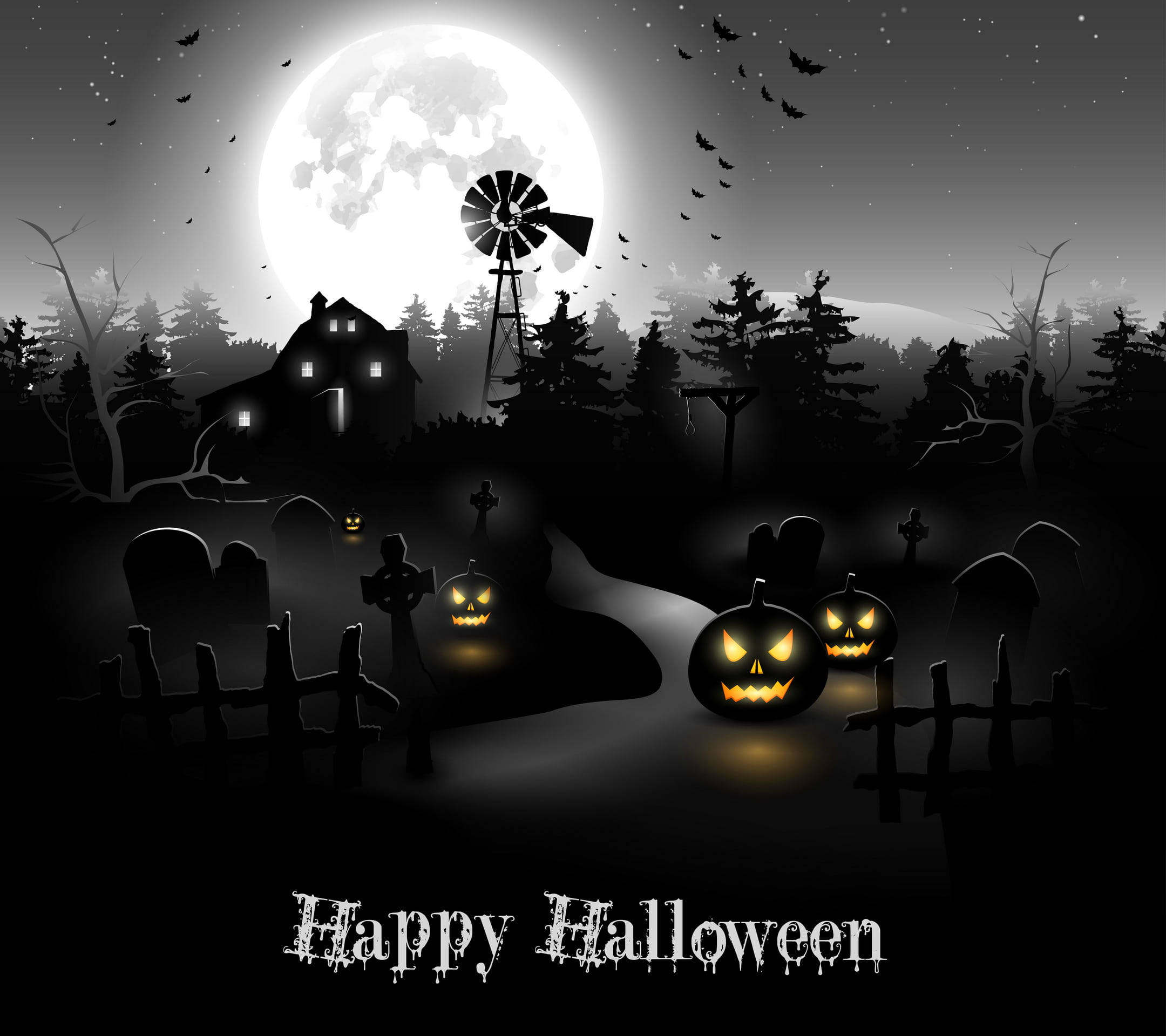 Trick Or Treat Счастливого Хэллоуина Обои