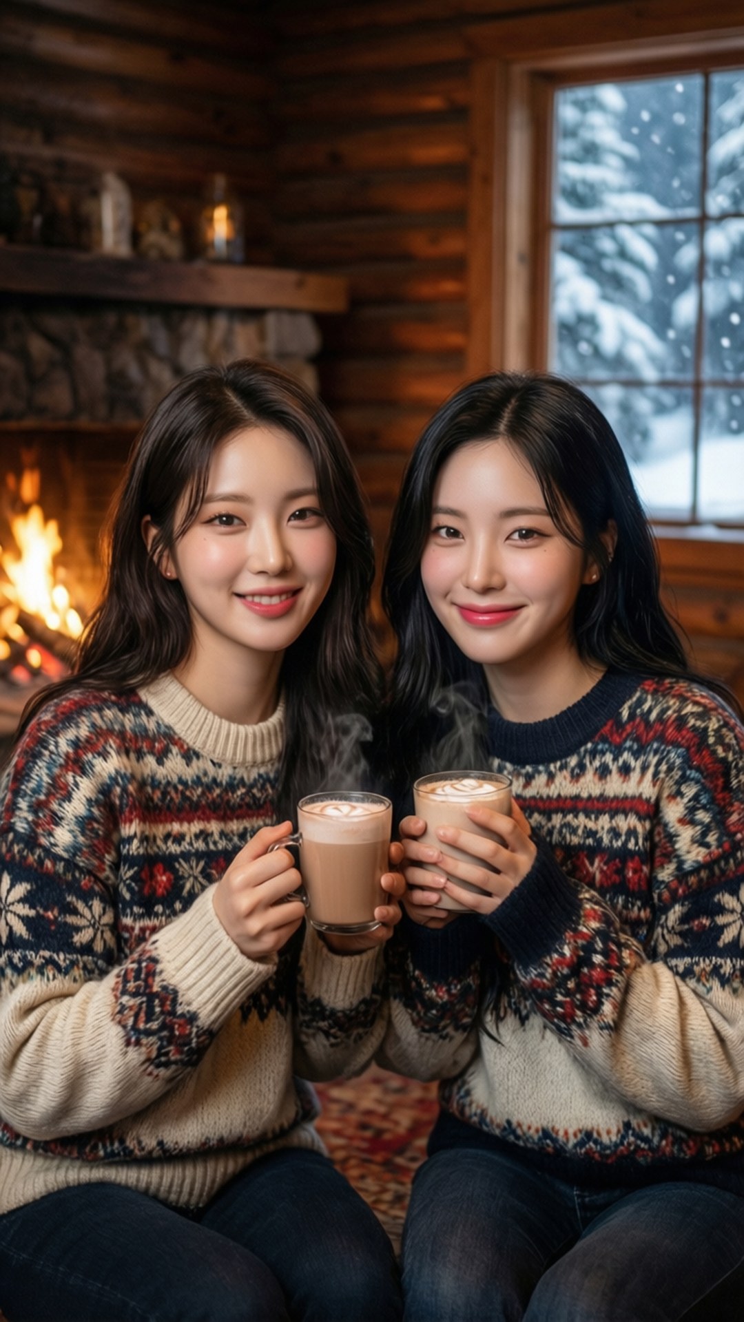 Уютная зима TWICE Обои