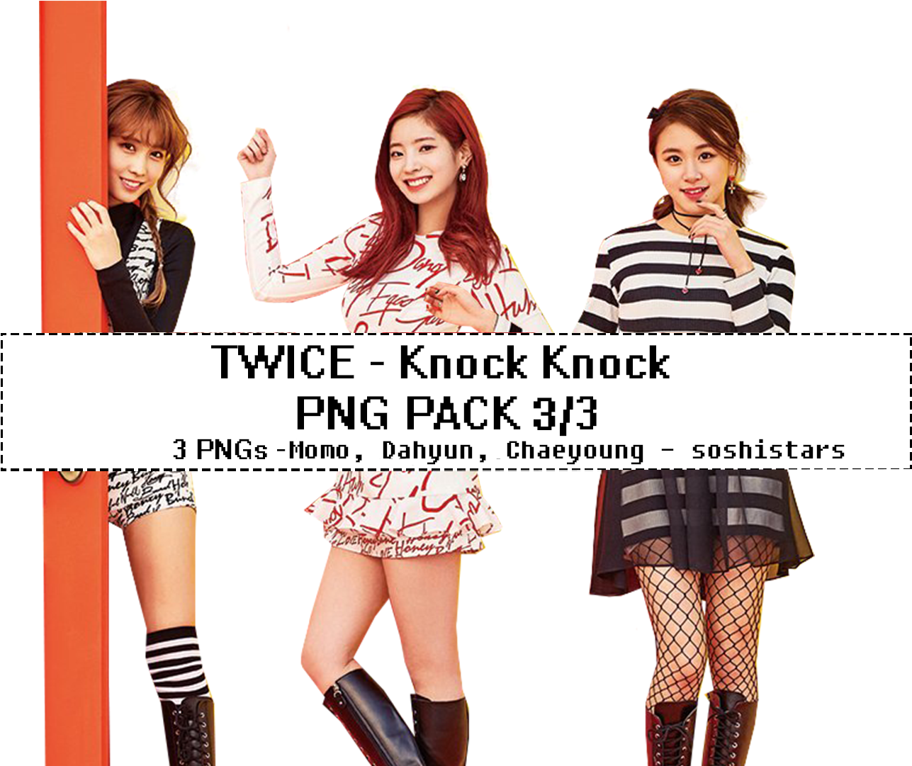Twice Knock Knock P N G набор Обои
