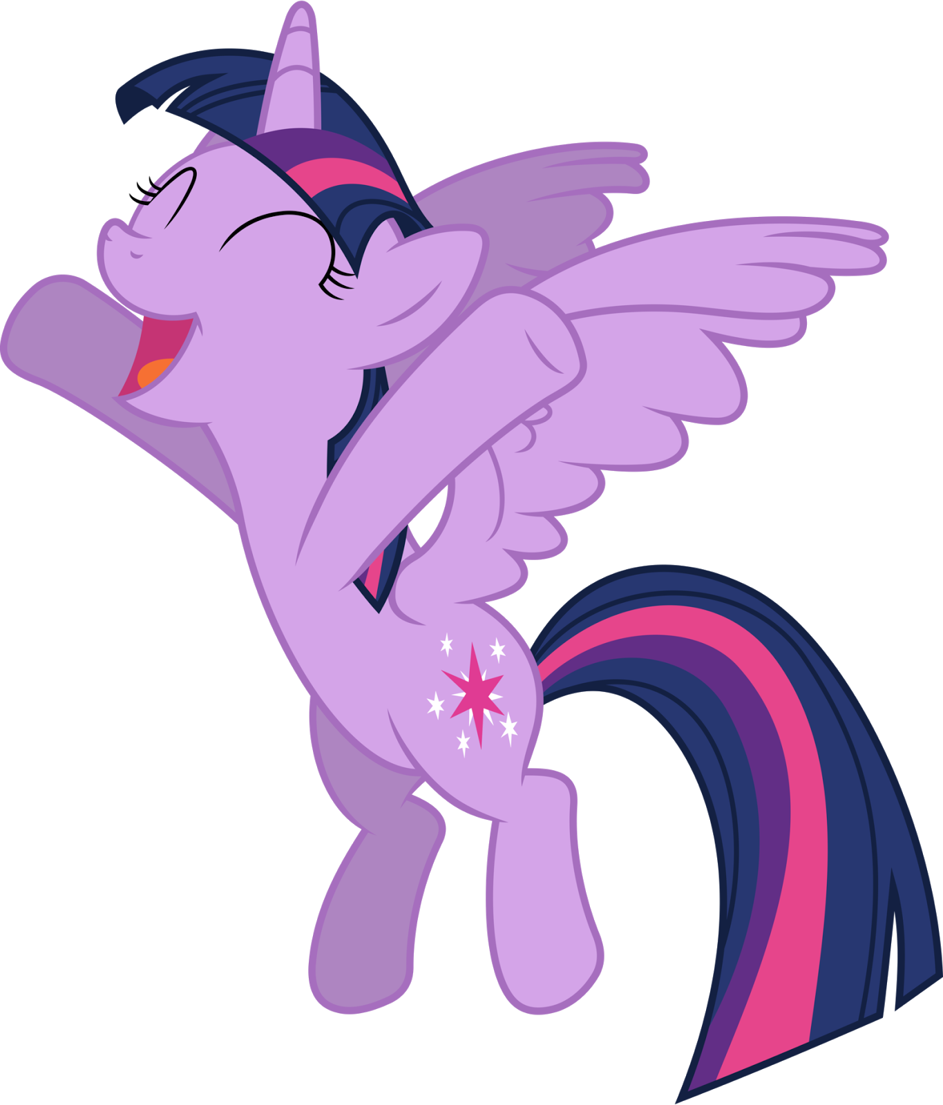 Twilight Sparkle Радостный полет Вектор Обои