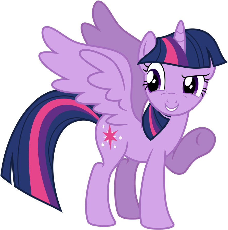 Twilight Sparkle_ Фиолетовый единорог-пегас_ M L P Обои