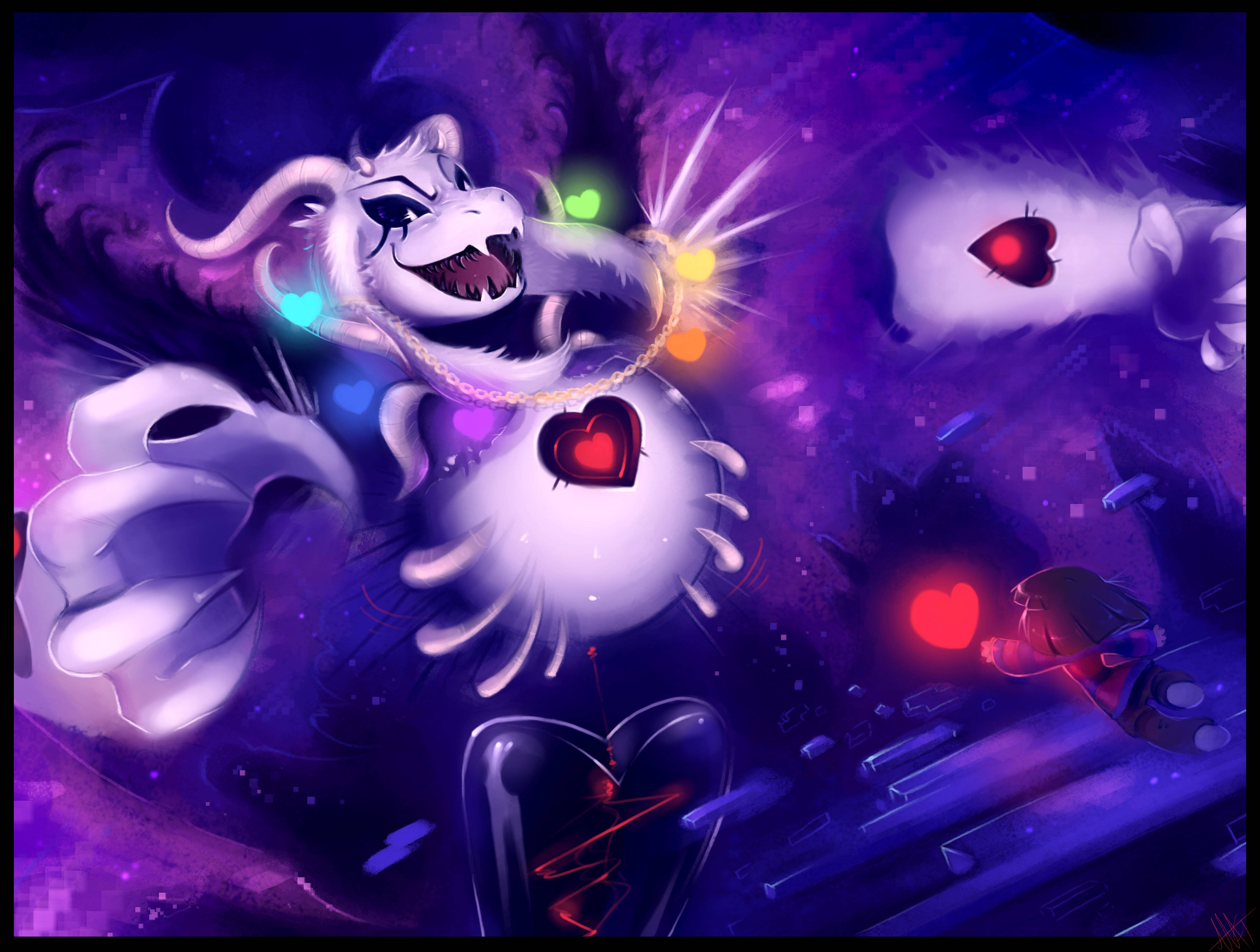 Undertale Флауи 4K гейминг Обои