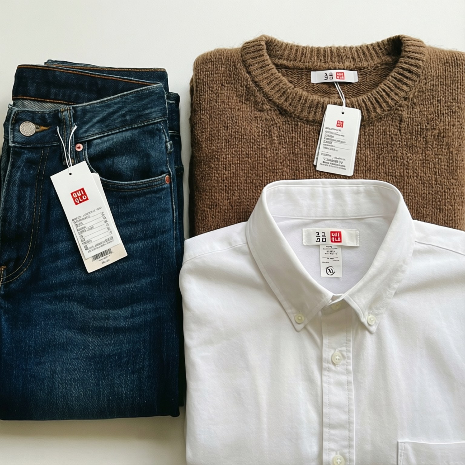 Плоская раскладка Uniqlo Обои