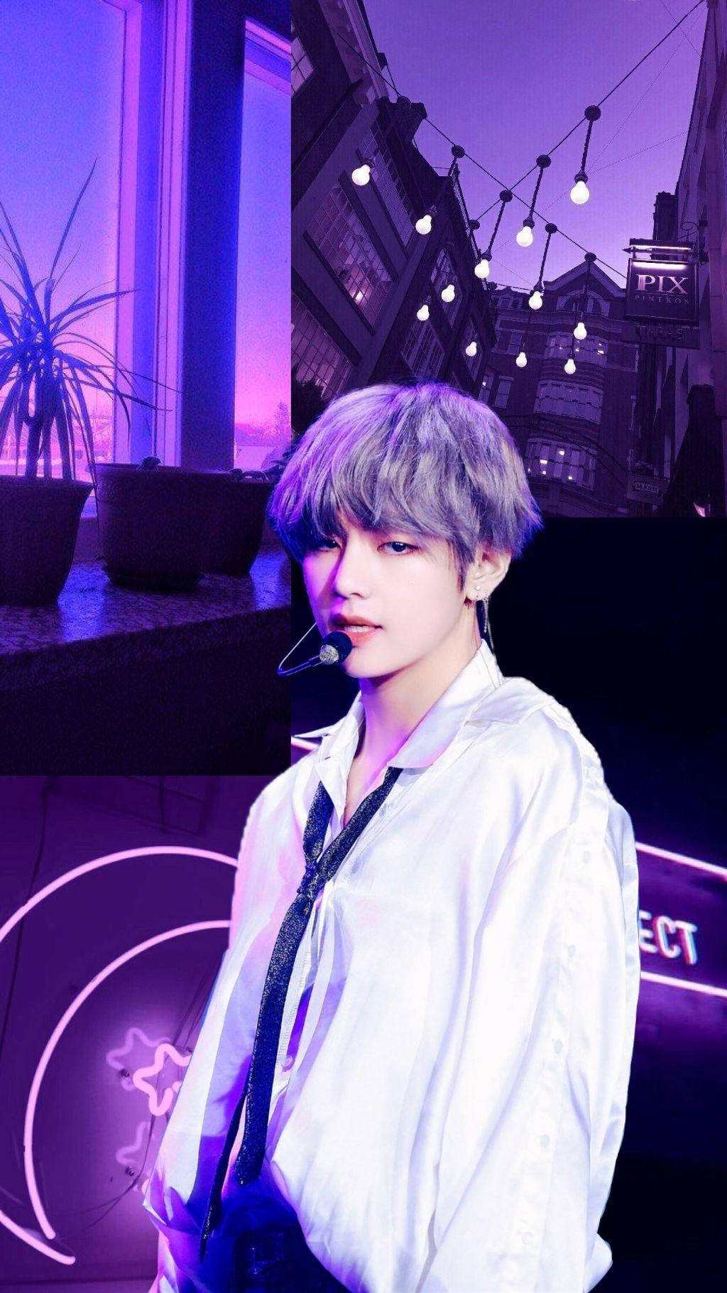 V с фотографиями I Purple You Обои