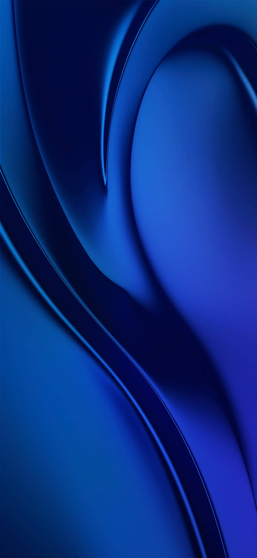 Vivo Y20 Темно-синяя волна Обои