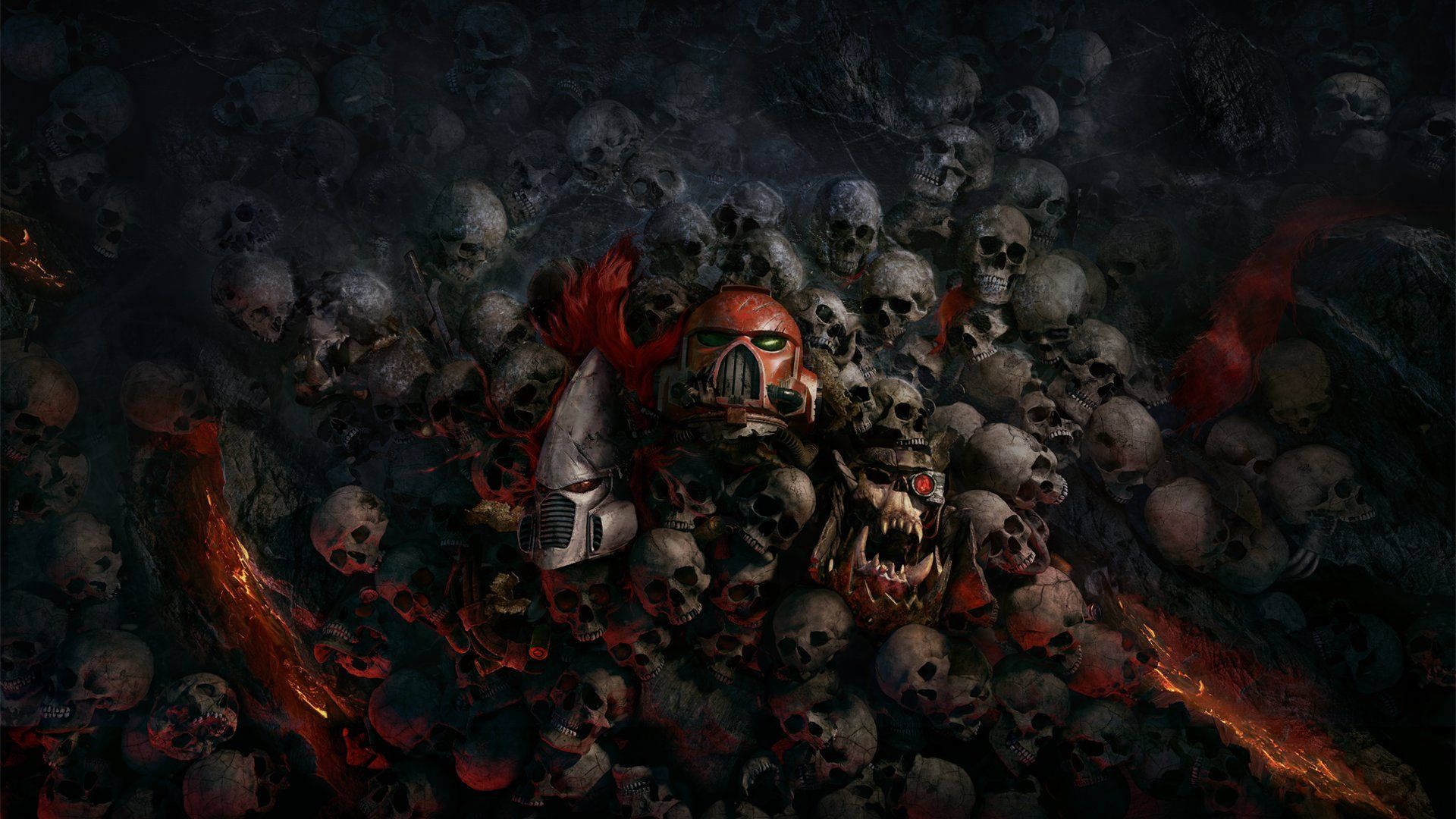 Черепа Warhammer 40000 Dawn of War Обои