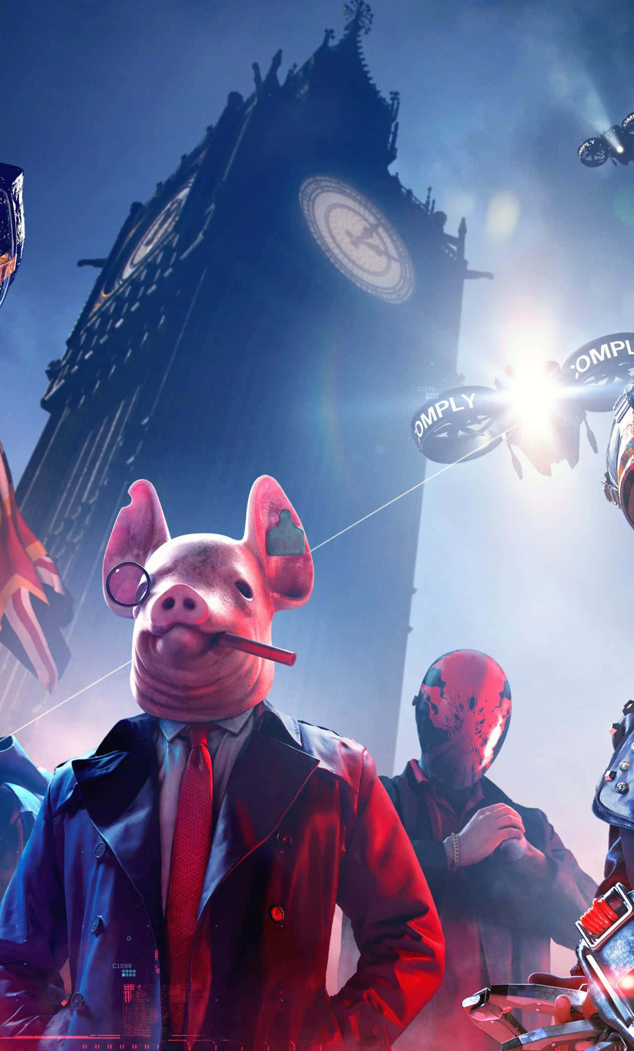 Персонажи из Watch Dogs для iPhone Обои