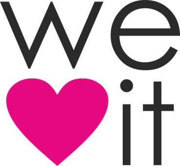 Логотип We Heart It Обои