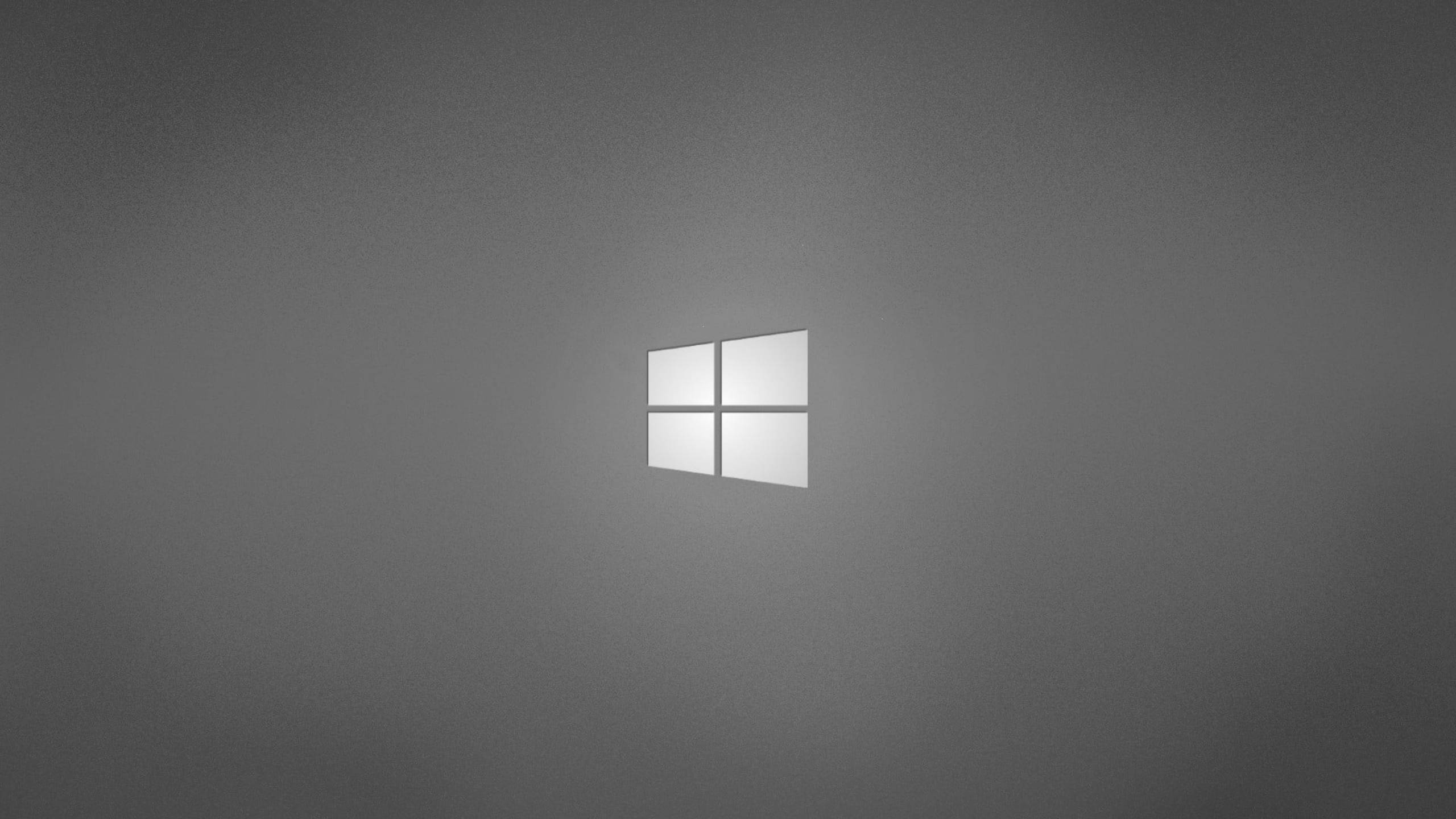 Серый логотип Windows для профессионального рабочего стола Обои